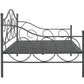 Victoria Metal Daybed with 15 Inch Clearance for Storage - Pewter - Full