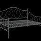 Victoria Metal Daybed with 15 Inch Clearance for Storage - Pewter - Full