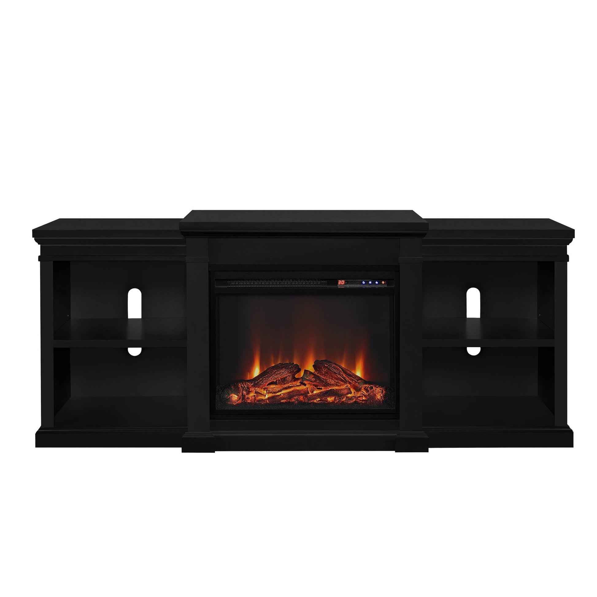 Manchester Electric Fireplace TV Stand for TVs up to 70 Inches - Black