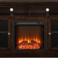 Brooklyn Electric Fireplace TV Console for TVs up to 50 Inch - Espresso