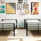 Mainstays Convertible Twin over Twin Metal Bunk Bed, Black - Black - Twin-Over-Twin