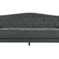 Novogratz Vintage Tufted Sofa Sleeper II, Gray Velvet - Dark Gray