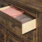 Farmington 6 Drawer Rustic Farmhouse Dresser with Linen Interiors - Rustic