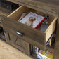 Farmington Rustic Farmhouse TV Stand for TVs up to 60 Inch - Rustic