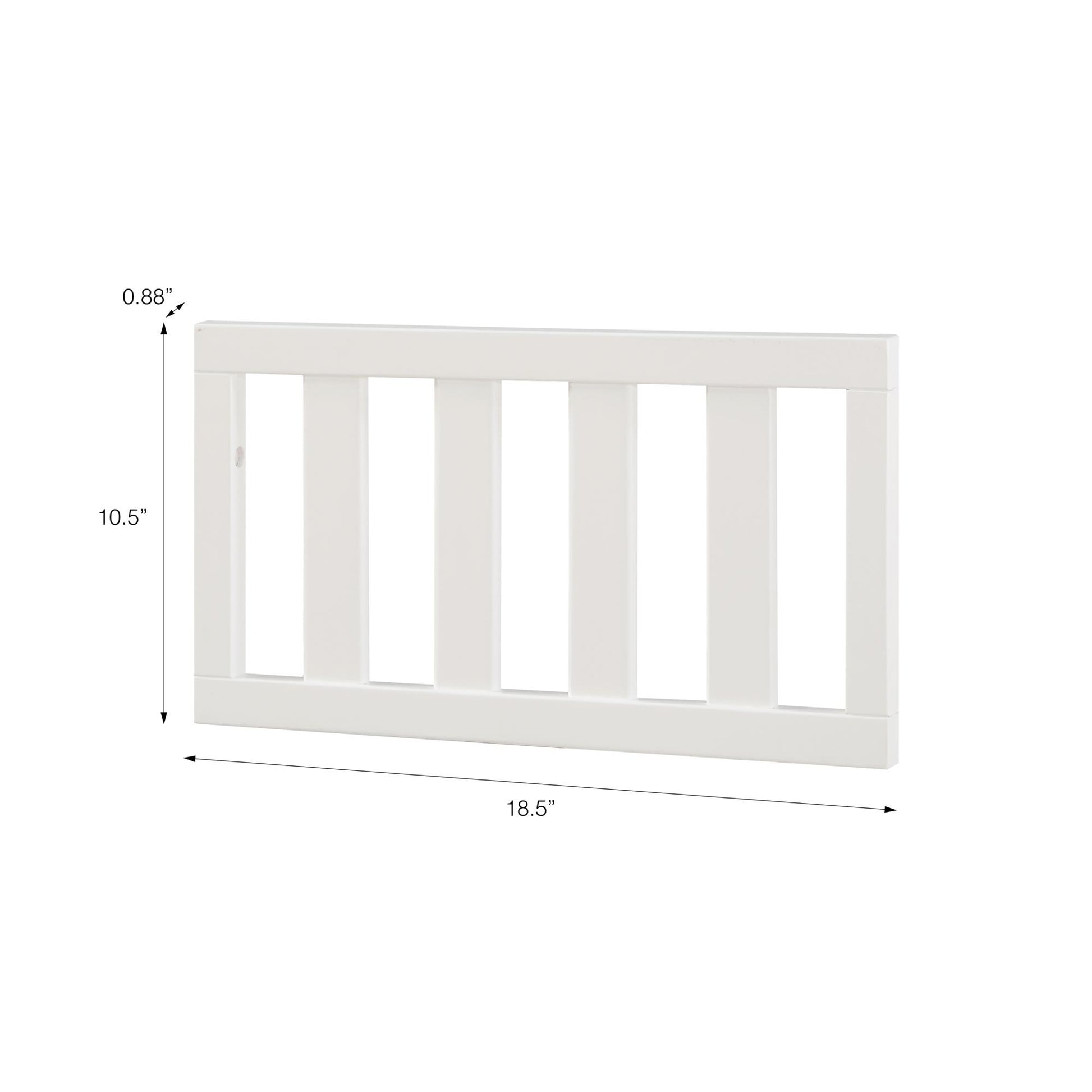 Miles Toddler Guardrail to Convert Crib into a Toddler Bed - White
