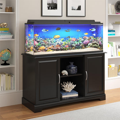 Harbor 50 to 75 Gallon Aquarium or Terrarium Stand - Black