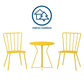 Novogratz Poolside Gossip Collection, Heidi Outdoor/Indoor Bistro Set, 3 Piece, Yellow - Yellow