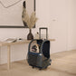 Kaya Pet Carrier Trolley with Pull Up Handle - Black Camouflage