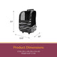 Kaya Pet Carrier Trolley with Pull Up Handle - Black Camouflage