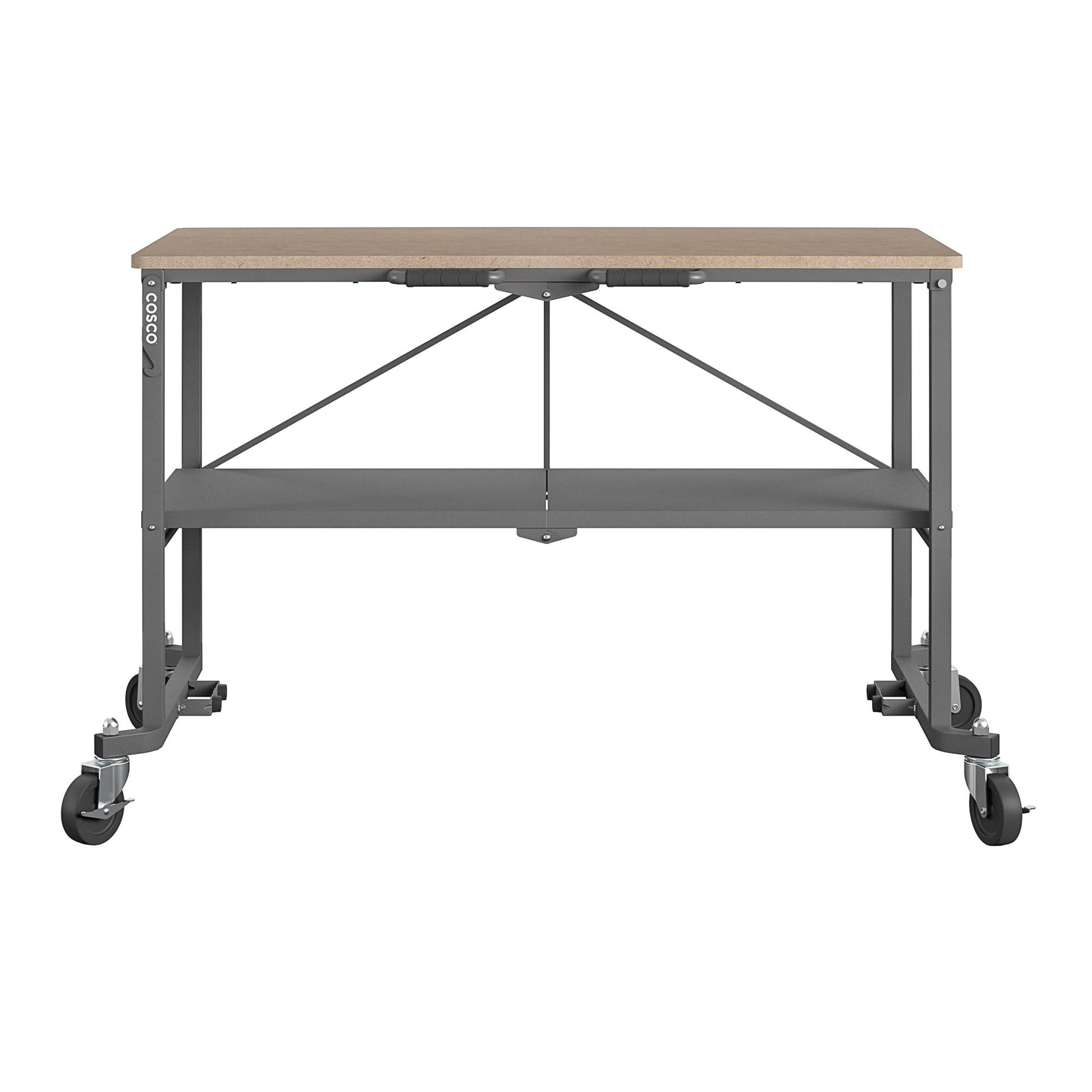 SmartFold Portable Workbench Folding Utility Table - Dark Gray