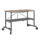 SmartFold Portable Workbench Folding Utility Table - Dark Gray