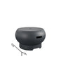 Asher 27" Wood Burning Fire Pit with Grilling Surface - Dark Gray