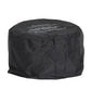 Novogratz Poolside Collection, Asher 27" Wood Burning Fire Pit with Grilling Surface, Bright White - White