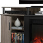 Carson Electric Fireplace TV Console for TVs up to 70 Inch - Distressed Gray Oak