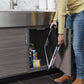 1 Step Steel Step Stool with 200 lb Weight Capacity - Platinum/Black - 1 Step 