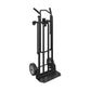 Steel 2 in 1 Hand Truck with 800 lb Weight Capacity - Black / blue