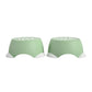 Kids One-Step Step Stool, Set of 2 Lightweight and Non-Slip - Green - 2-Pack