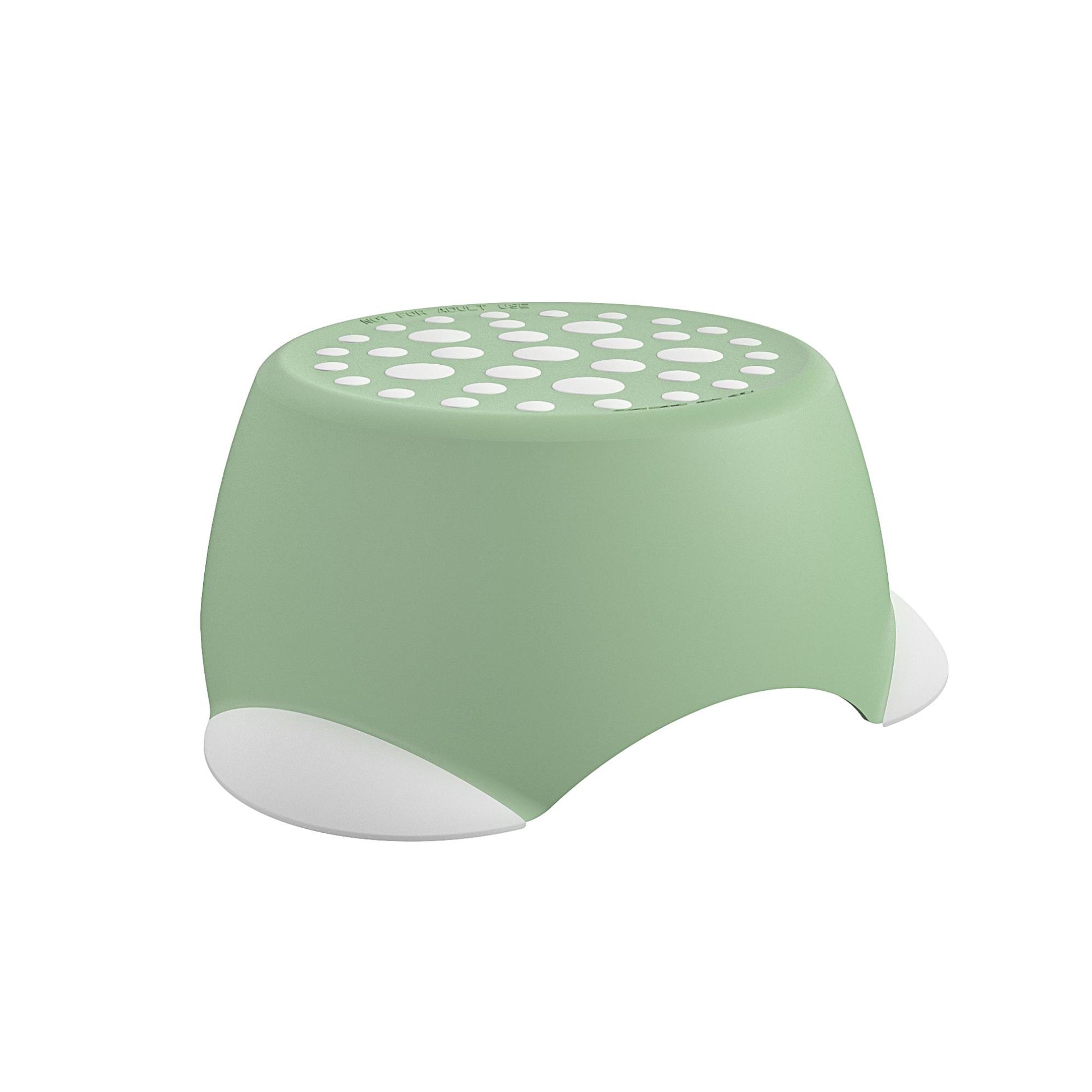 Kids One-Step Step Stool, Set of 2 Lightweight and Non-Slip - Green - 2-Pack