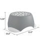 Kids One-Step Step Stool, Set of 2 Lightweight and Non-Slip - Gray - 2-Pack