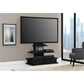 Galaxy TV Stand with Mount and Drawers for TVs up to 70 Inch - Black