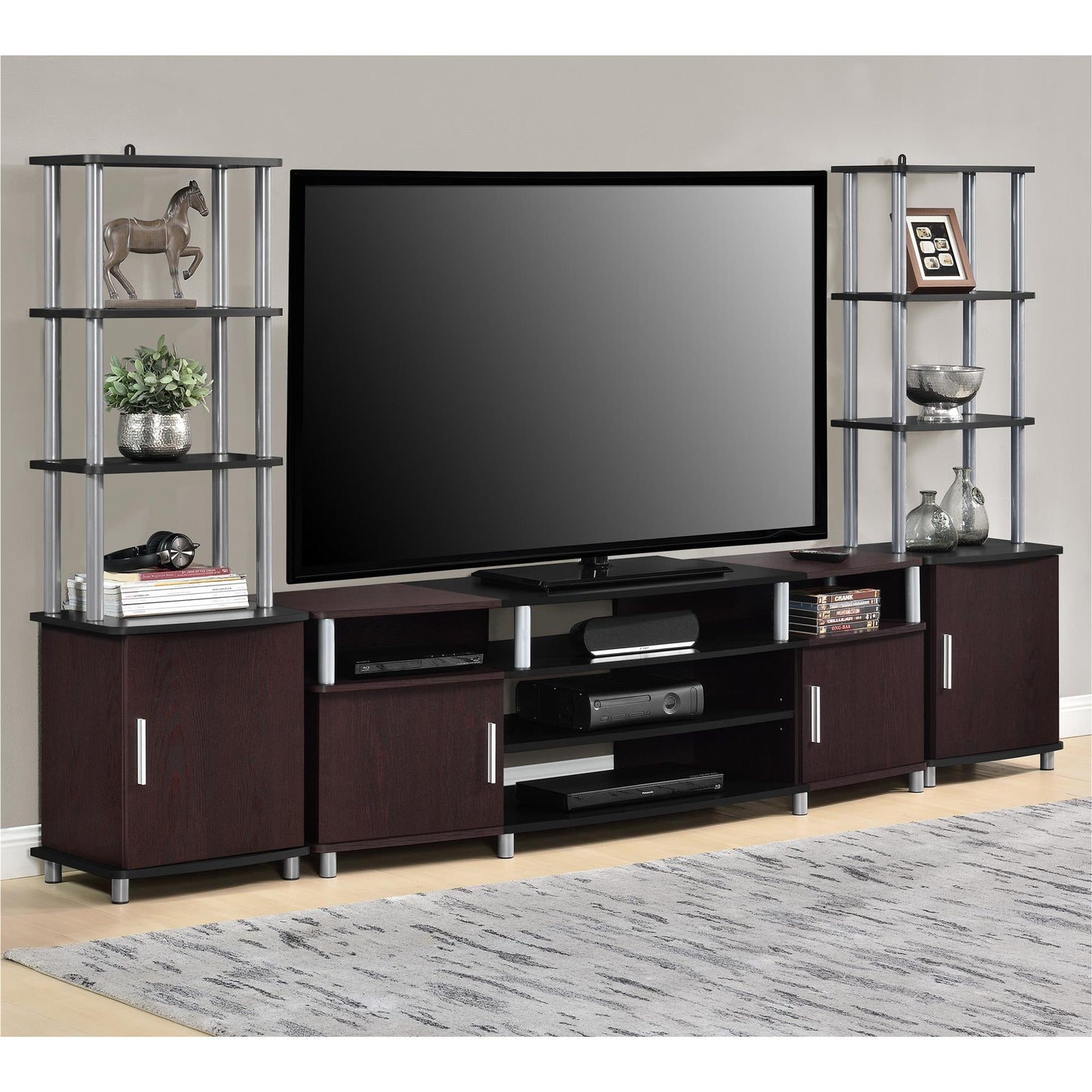 Carson Contemporary TV Stand for TVs up to 70 Inch  - Cherry