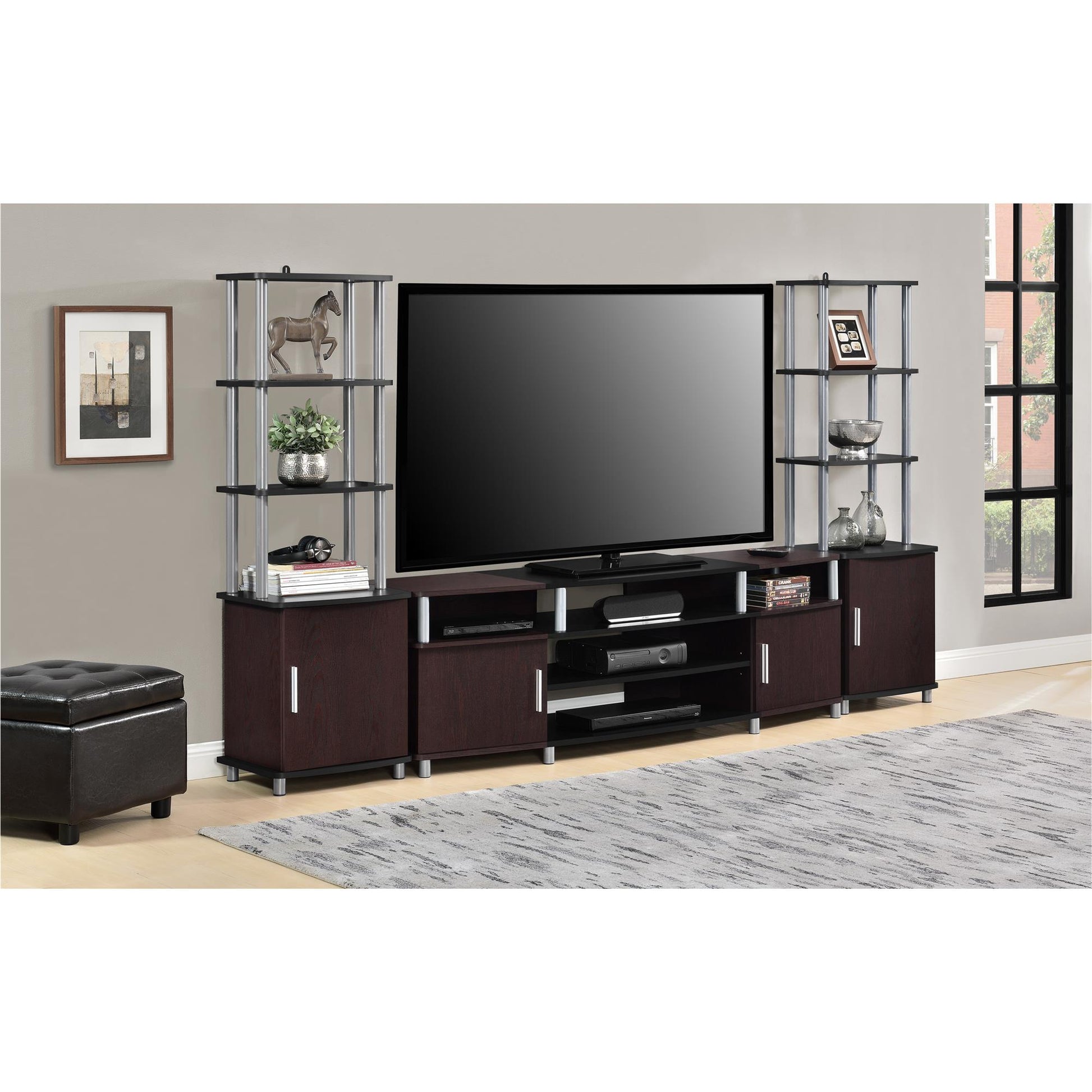 Carson Contemporary TV Stand for TVs up to 70 Inch  - Cherry