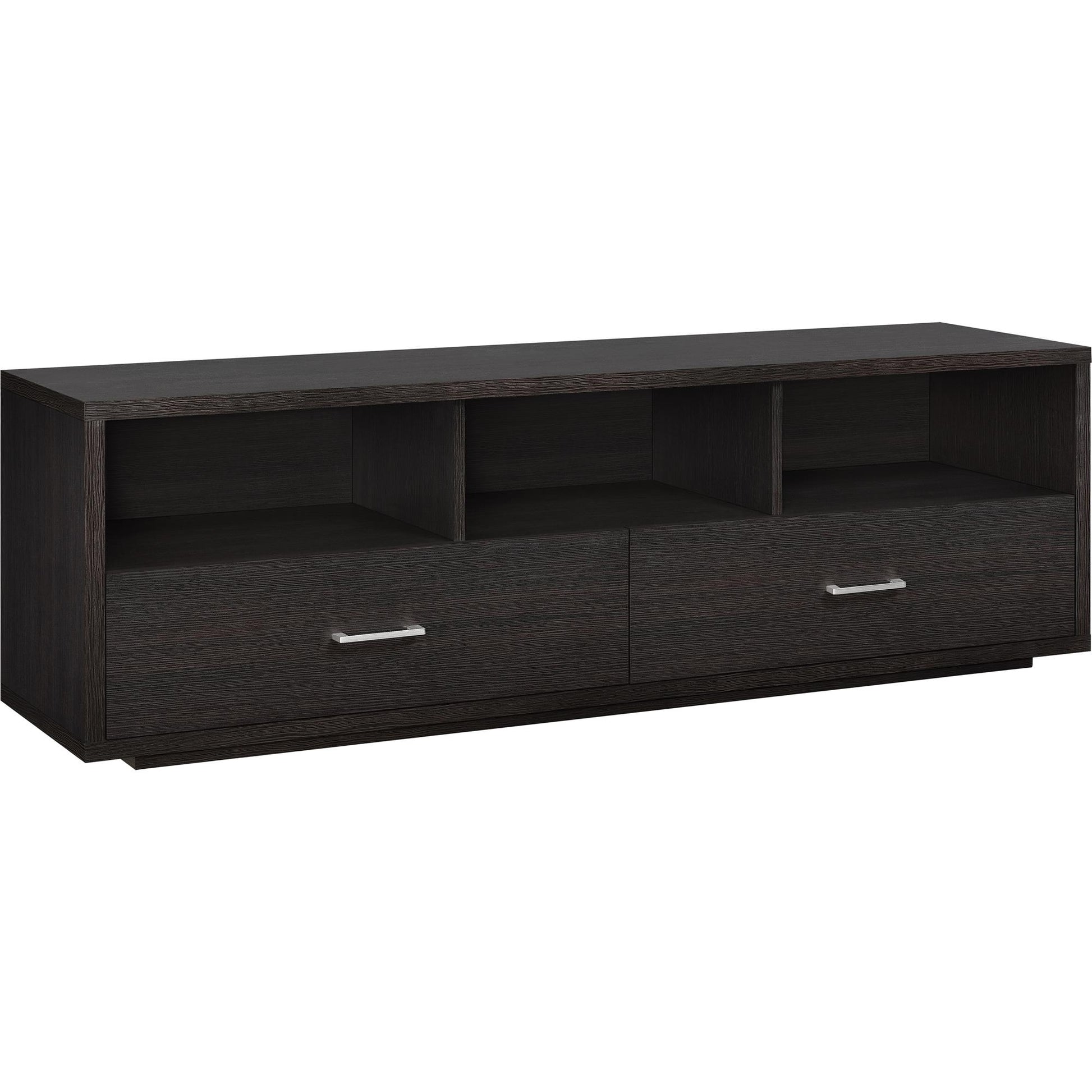 Clark TV Stand for TVs up to 70 Inch with Pull Out Storage Drawers - Espresso