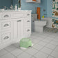 Kids One-Step Step Stool, Set of 2 Lightweight and Non-Slip - Green - 2-Pack