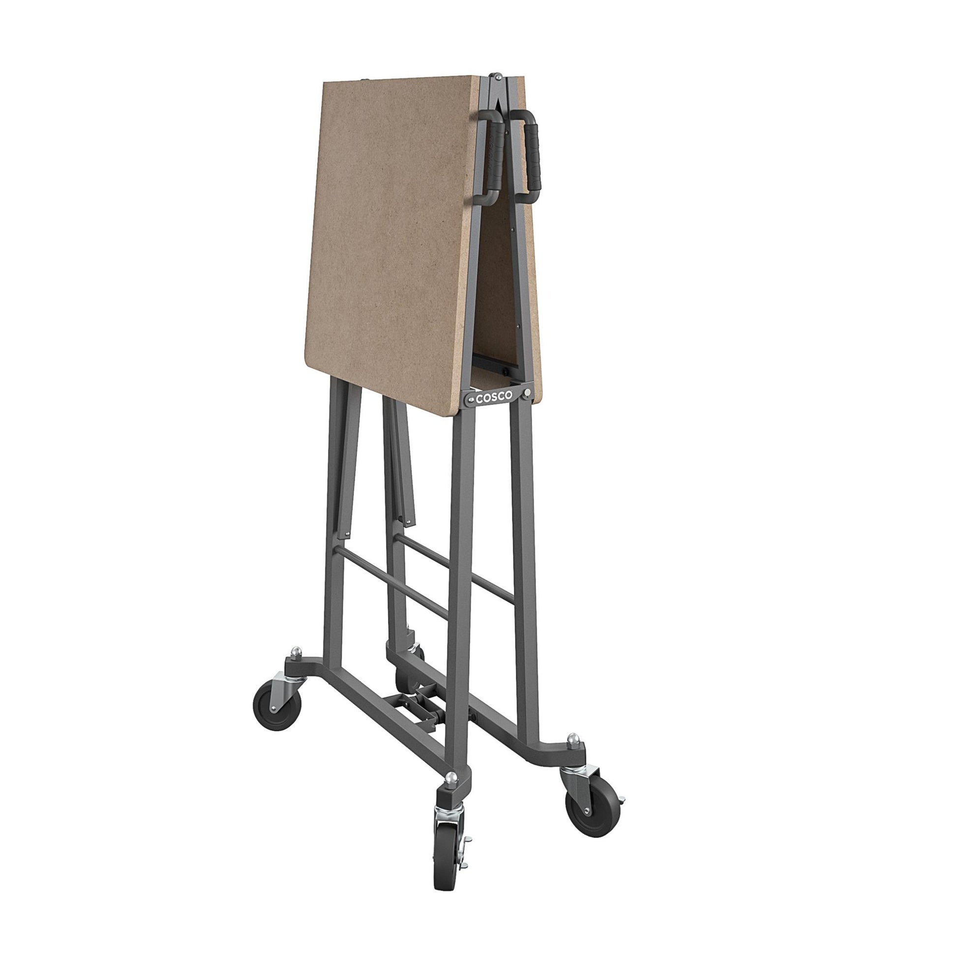Smartfold Portable Folding Work Desk with 350 lb Weight Capacity - Tan