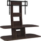 Galaxy Modern TV Stand with Mount for TVs up to 65 Inch - Espresso