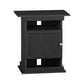 10/20 Gallon Aquarium Stand with Open and Concealed Storage - Black Oak