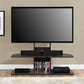 Galaxy Modern TV Stand with Mount for TVs up to 65 Inch - Espresso