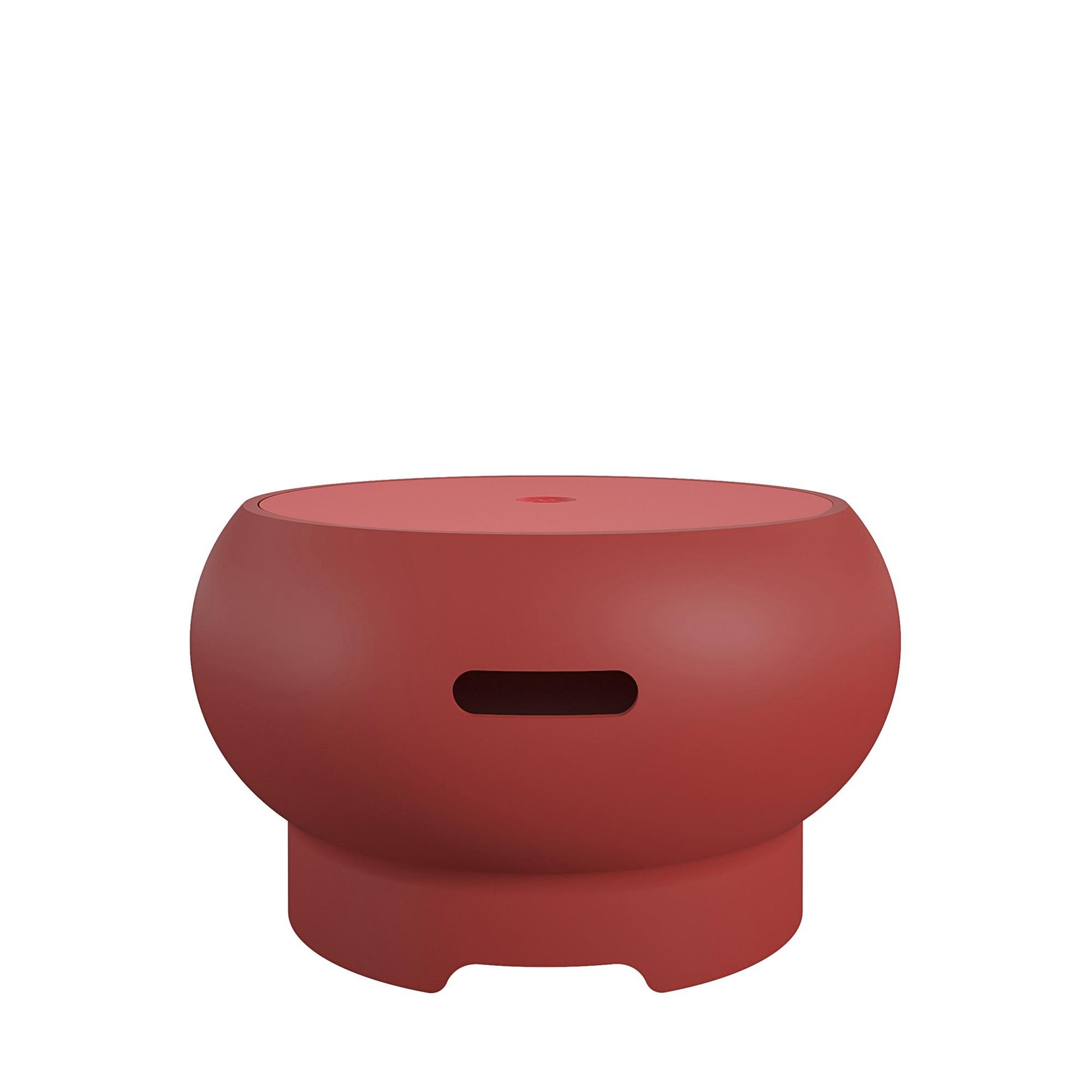 Asher 27" Wood Burning Fire Pit with Grilling Surface - Red