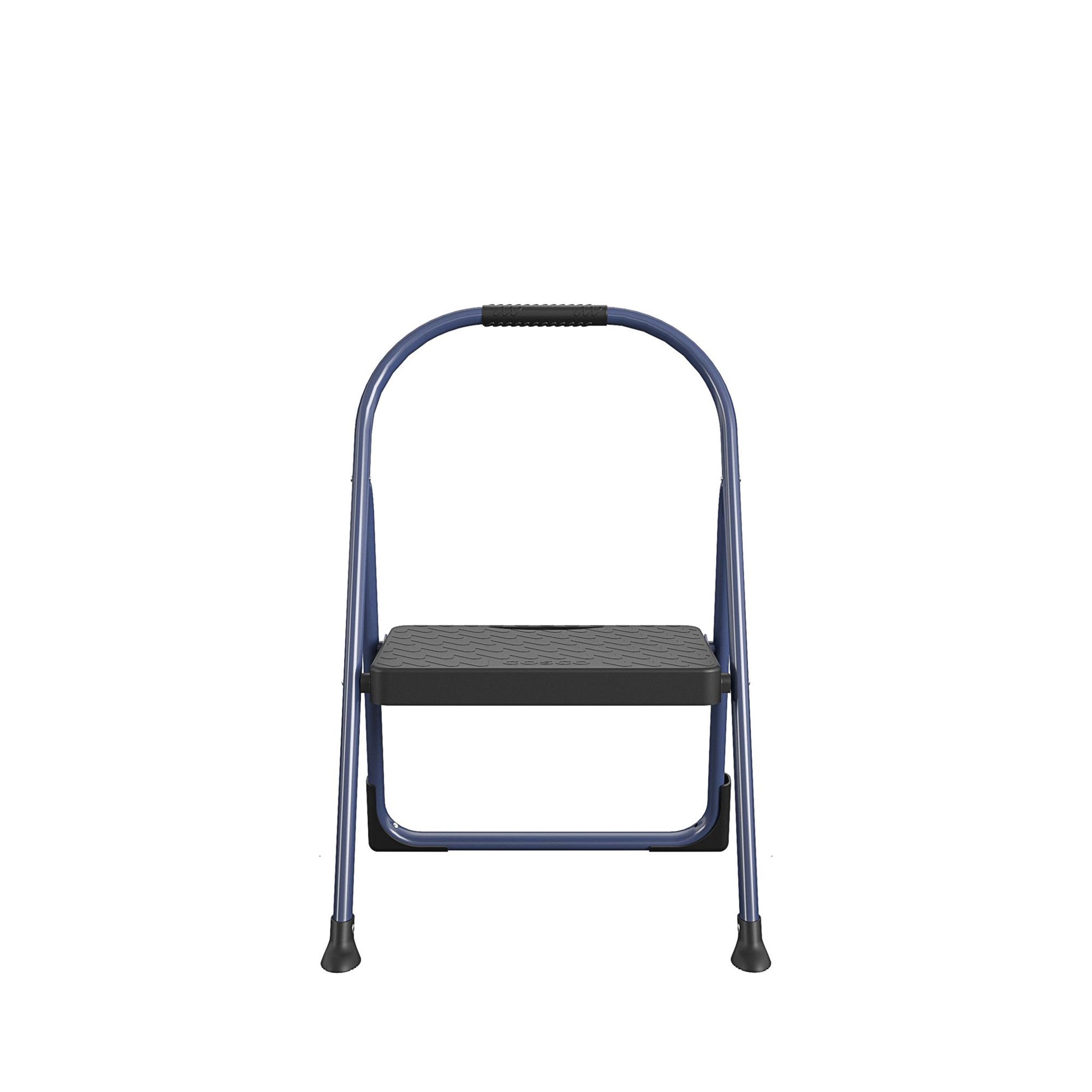 Multi-Step Folding Step Stool with 225 lb Weight Capacity - Navy - 1 Step 