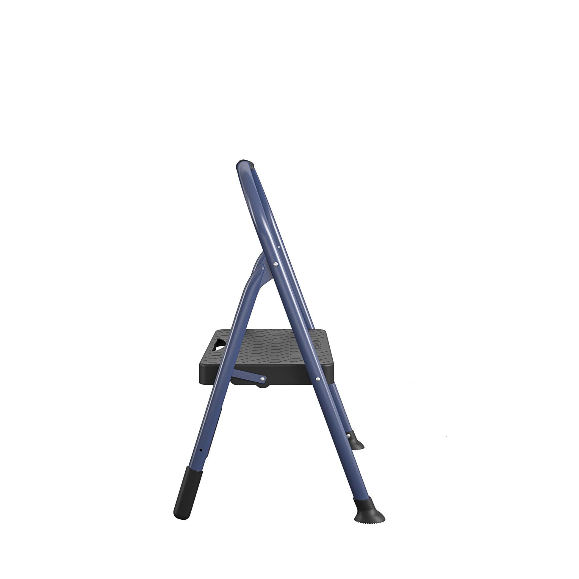 Multi-Step Folding Step Stool with 225 lb Weight Capacity - Navy - 1 Step 