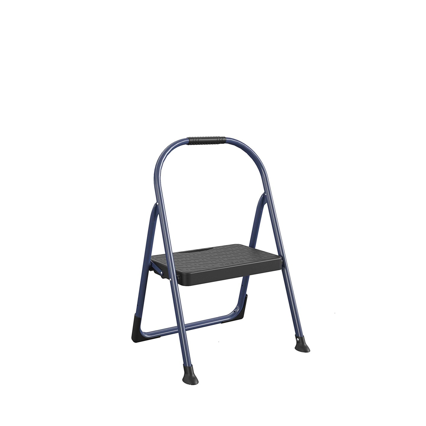 Multi-Step Folding Step Stool with 225 lb Weight Capacity - Navy - 1 Step 