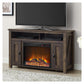 Farmington Electric Fireplace TV Console for TVs up to 50 Inch - Rustic