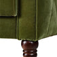 Novogratz Vintage Tufted Sofa Sleeper II, Green Velvet - Green