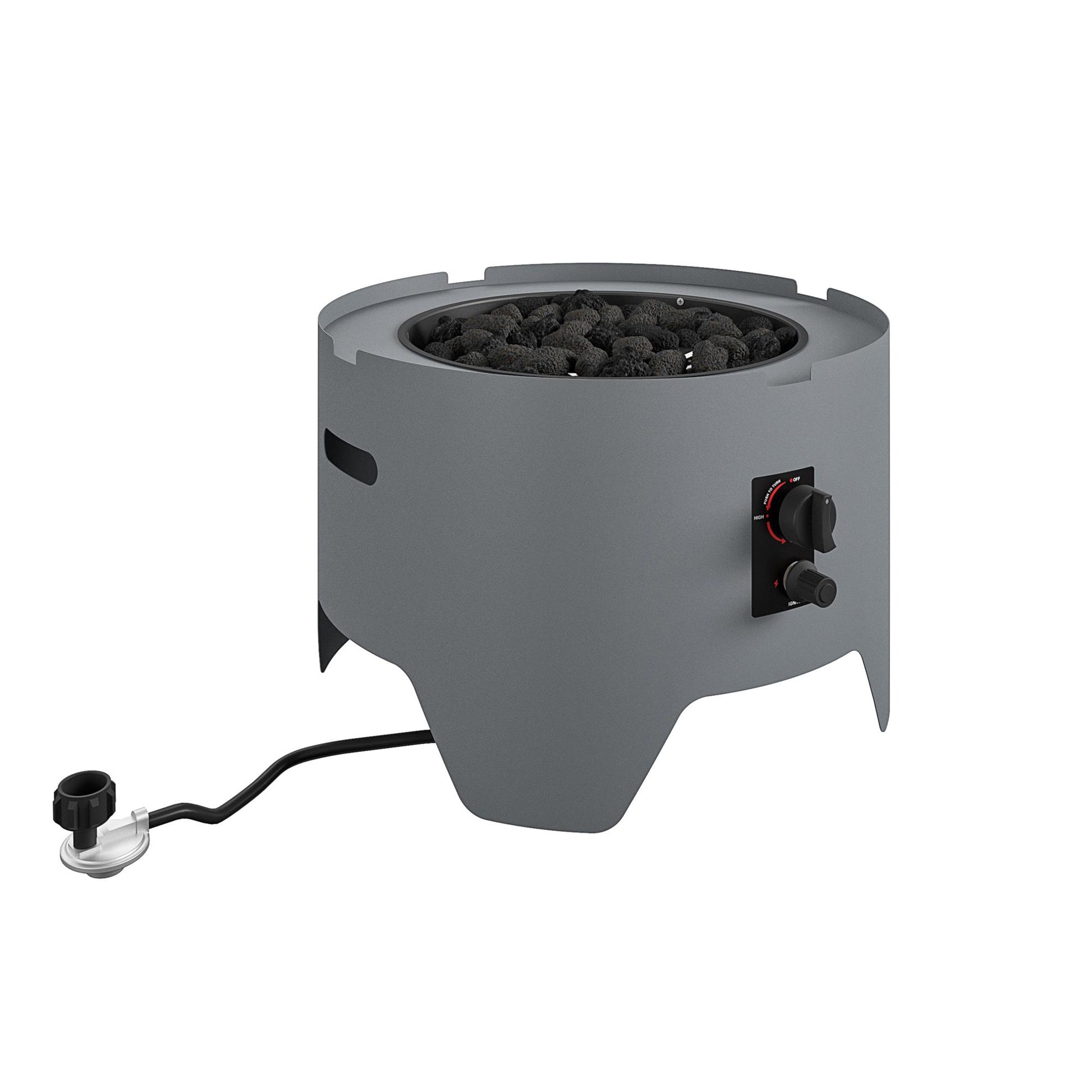 Astra Collection Fire Pit - White