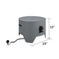 Astra Collection Fire Pit - Dark Gray