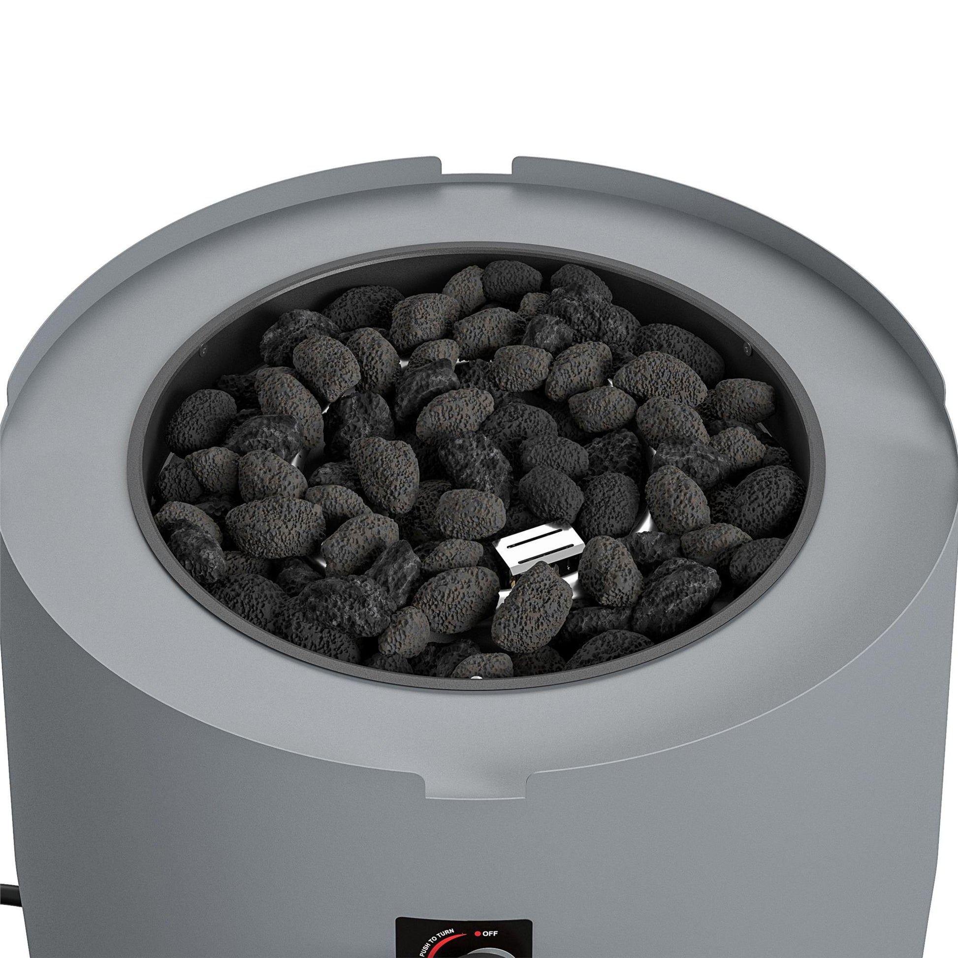Astra Collection Fire Pit - Dark Gray