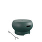 Asher 27" Wood Burning Fire Pit with Grilling Surface - Green