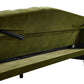 Novogratz Vintage Tufted Sofa Sleeper II, Green Velvet - Green