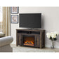 Farmington Electric Fireplace TV Console for TVs up to 50 Inch - Rustic