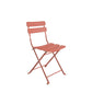 Brennan 3 Piece Bistro Set with 2 Folding Chairs - Sunbaked Orange