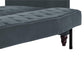 Novogratz Vintage Tufted Sofa Sleeper  - Blue Velvet