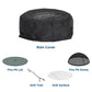 Asher 27" Wood Burning Fire Pit with Grilling Surface - Green