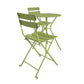 Brennan 3 Piece Bistro Set with 2 Folding Chairs - Kiwi Green