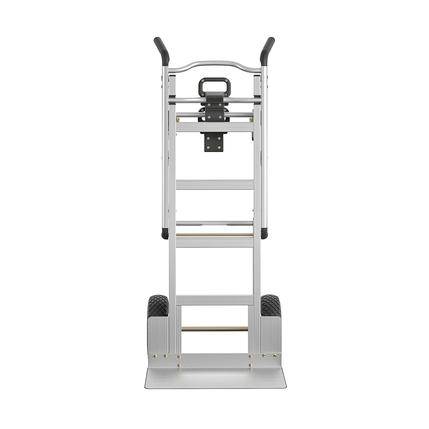 3 in 1 Assist Series Aluminum 4 Wheel Hand Truck with Multiple Positions - Black