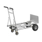 3 in 1 Assist Series Aluminum 4 Wheel Hand Truck with Multiple Positions - Black